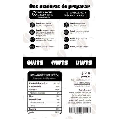 5 Desayunos - Variety Pack Owts