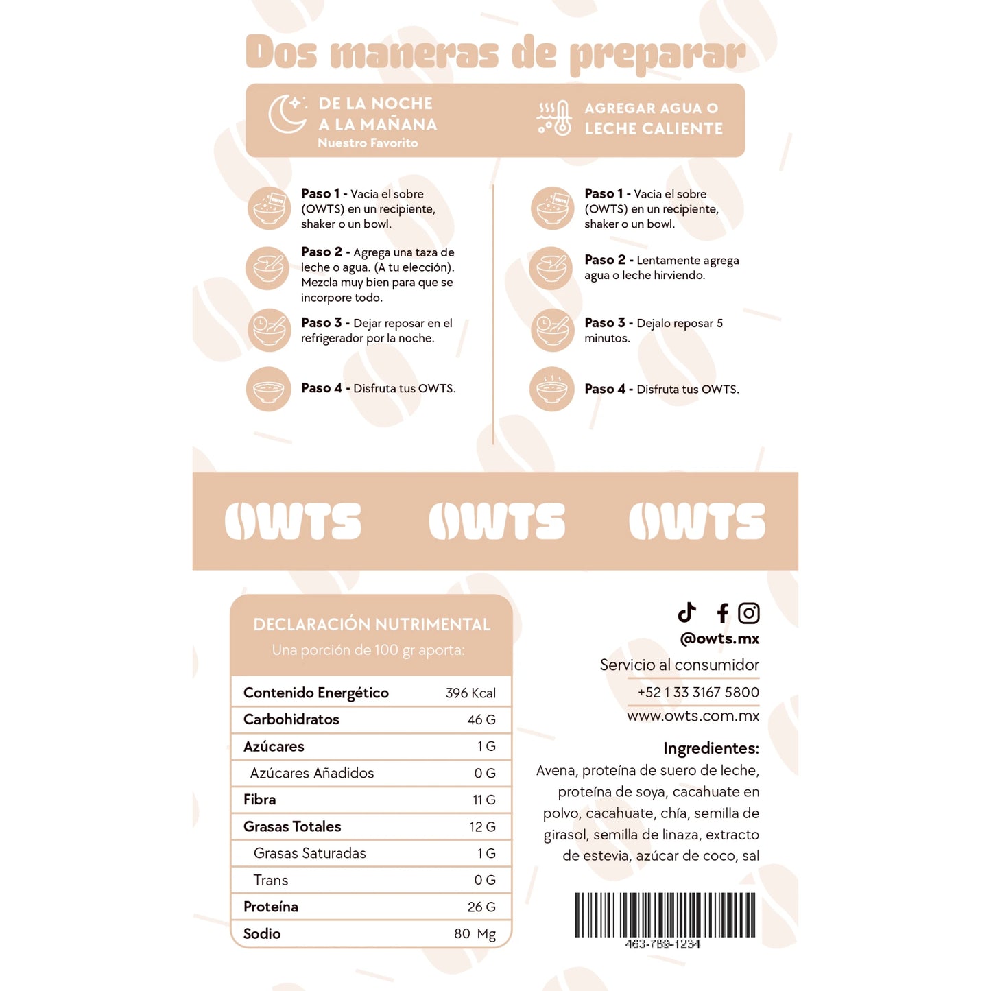 5 Desayunos - Variety Pack Owts