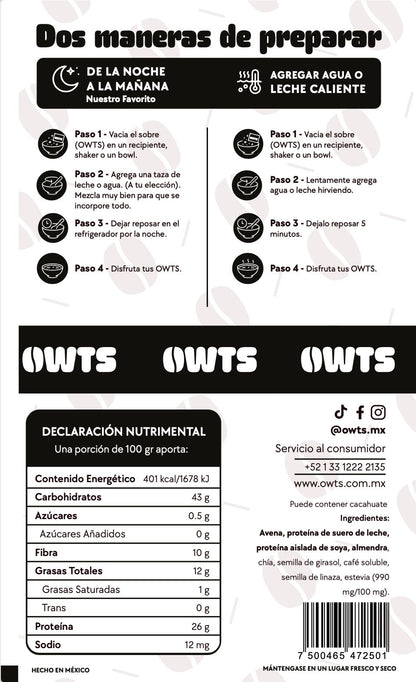 15 Desayunos - Variety Pack Owts