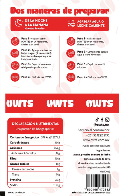 15 Desayunos - Variety Pack Owts
