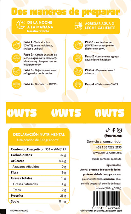 15 Desayunos - Variety Pack Owts